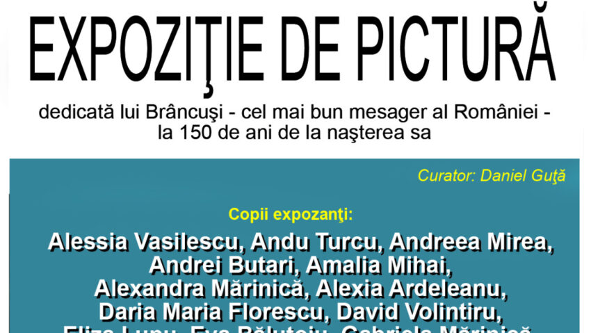 Artă pentru Brâncuși, la Galeriile „Cromatic” și la Filarmonica Oltenia