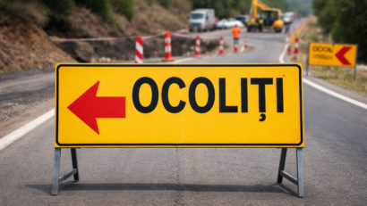 Surpare de teren pe DN 56A. Autoritățile iau în calcul devierea traficului