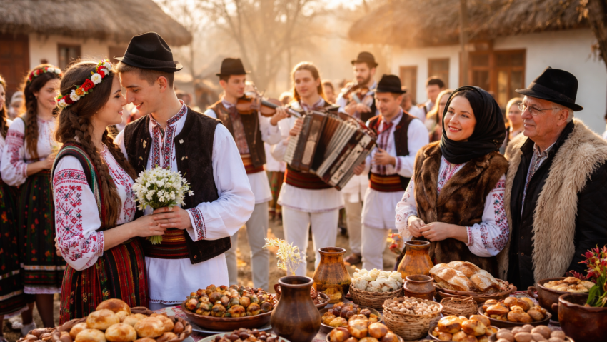 „Dragobetele la români”, sărbătorit la Desa prin tradiții, teatru și bucate alese