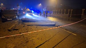 Craiova/Avarie la o țeavă de gaze, pe Bulevardul N. Romanescu