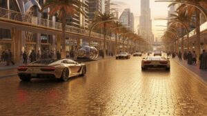 Dubai va avea prima stradă din lume pavată cu aur