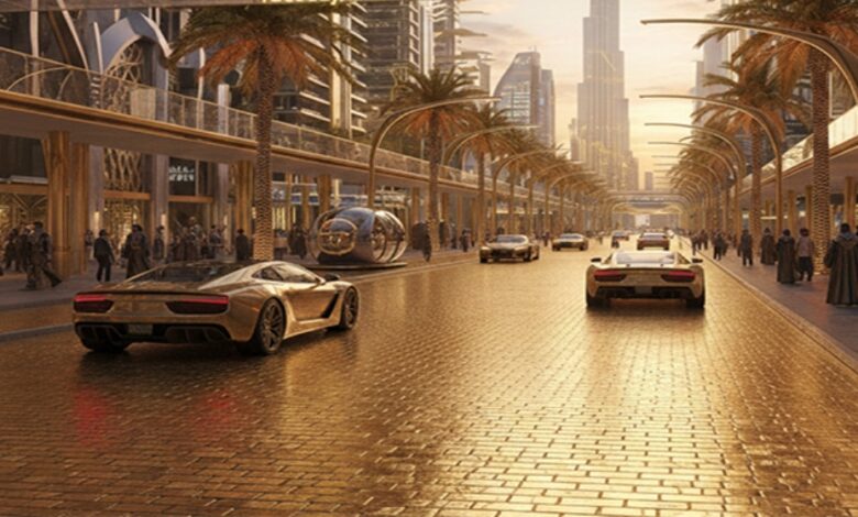 Dubai va avea prima stradă din lume pavată cu aur