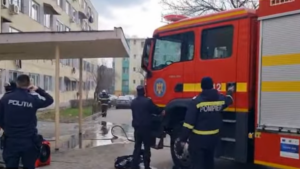 Incendiu la un apartament din Craiova