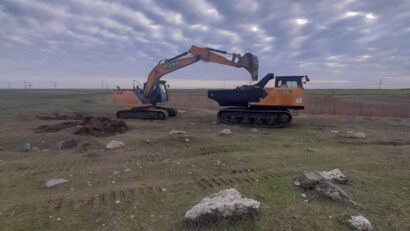 Au început lucrările în regim de urgență la digul de contur a Polderului Bistreț