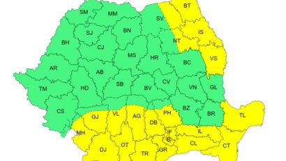 România îngheață: nopți cu -9 grade și rafale de până la 100 km/h
