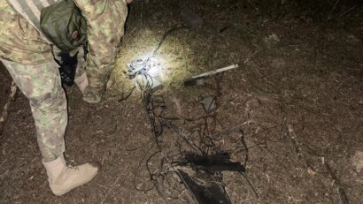 Dronă căzută în județul Tulcea, după un atac rusesc în apropierea graniței cu România