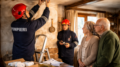 Detectoare de fum și gaze pentru persoane vulnerabile din Vâlcea: doar patru localități au trimis propuneri