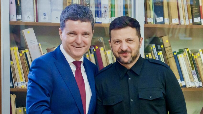 Președintele ucrainean, Volodimir Zelenski, vine, joi, în România