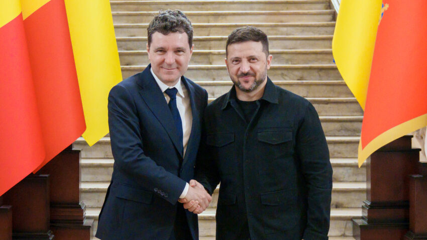 Nicușor Dan și Volodimir Zelenski susțin acum declarații de presă