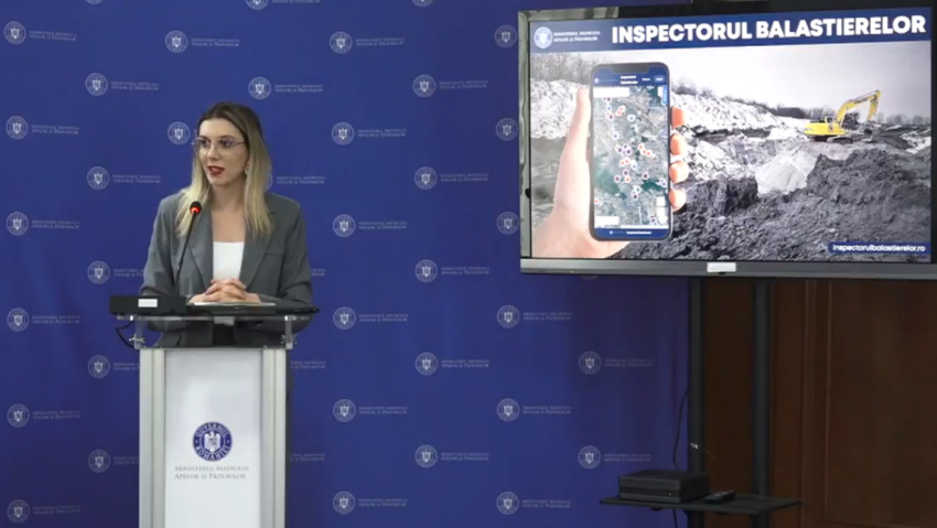 A fost lansată aplicația „Inspectorul Balastierelor”