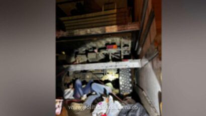21 de migranți descoperiți ascunși într-un ansamblu rutier la Calafat