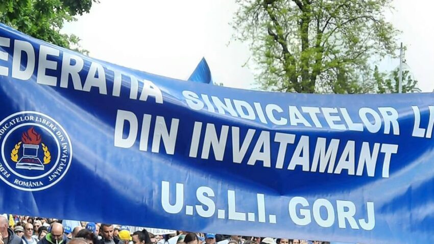 Sindicatele din învățământul gorjean, solidari cu angajații Complexului Energetic Oltenia,