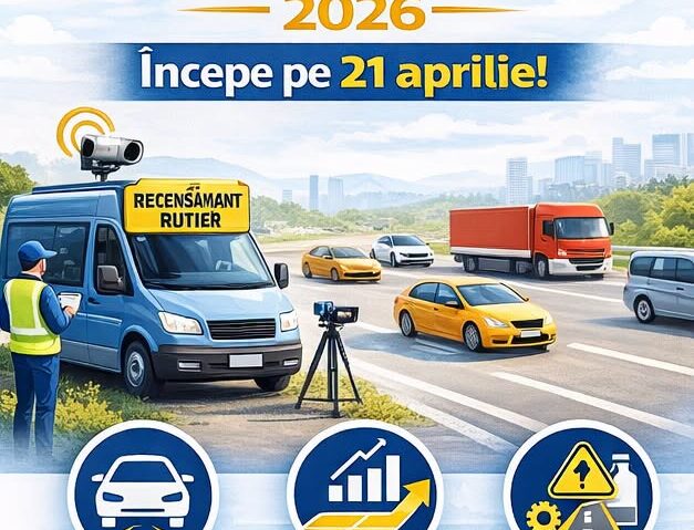 Începe Recensământul General de Circulație Rutieră în România