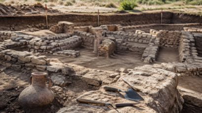 Descoperire arheologică la Reșca: o locuință romană scoate la iveală viața din fosta capitală