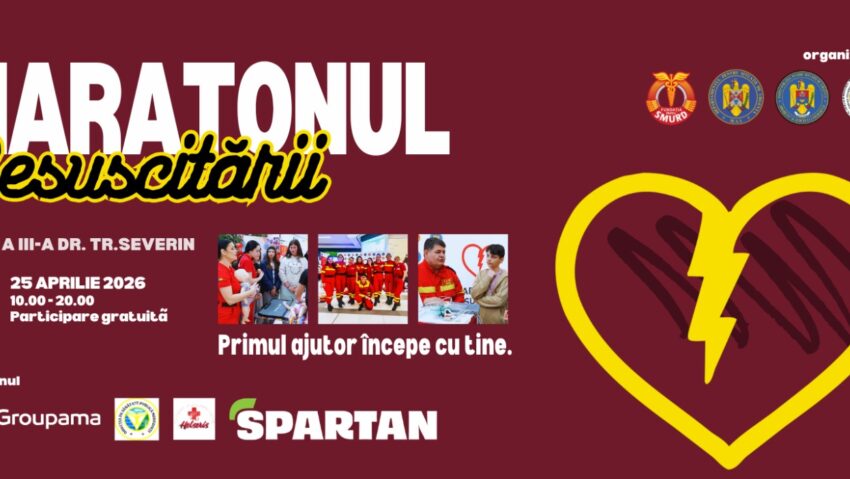 Maratonul Resuscitării revine cu cea de-a treia ediție