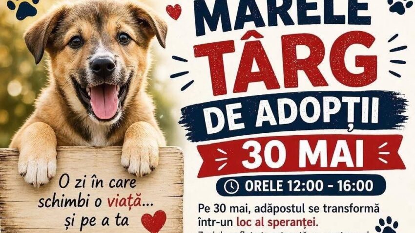 Drobeta-Turnu Severin: Târg de adopții canine