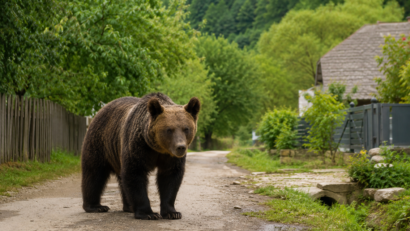 Jandarmii intensifică patrulele în nordul județului Olt după mai multe apariții ale urșilor