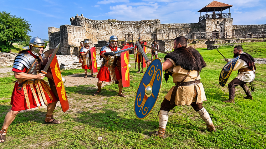 Reconstituiri istorice și jocuri antice la Cetatea Sucidava
