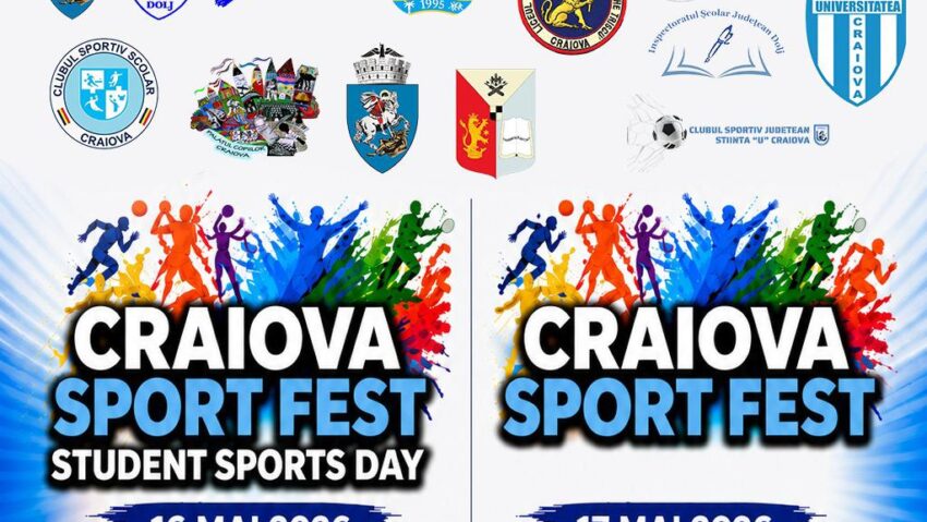 Universitatea din Craiova organizează „Student Sports Day” în cadrul Craiova Sport Fest 2026