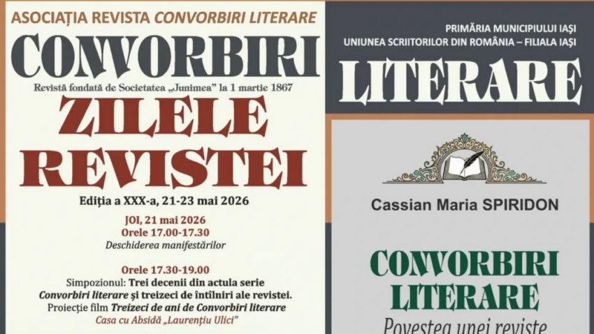 Doi scriitori craioveni – recompensați cu premiile revistei ”Convorbiri literare” 2026