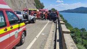 Circulație oprită pe DN 6, în zona OrșovaClisura Dunării