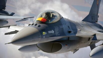MApN: Un avion românesc din patrula aeriană a NATO a doborât o dronă în Estonia