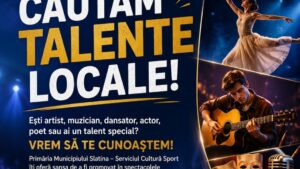 Primăria Slatina caută talente locale pentru evenimentele culturale ale orașului