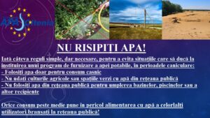 Restricții de apă potabilă în localitățile Segarcea și Bârca