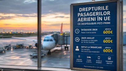 Schimbări importante în UE privind zborurile: ce despăgubiri ai putea primi dacă avionul întârzie sau este anulat