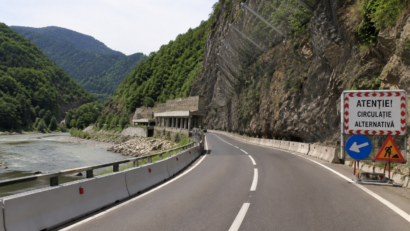 Restricția de circulație de pe Valea Oltului, ridicată temporar