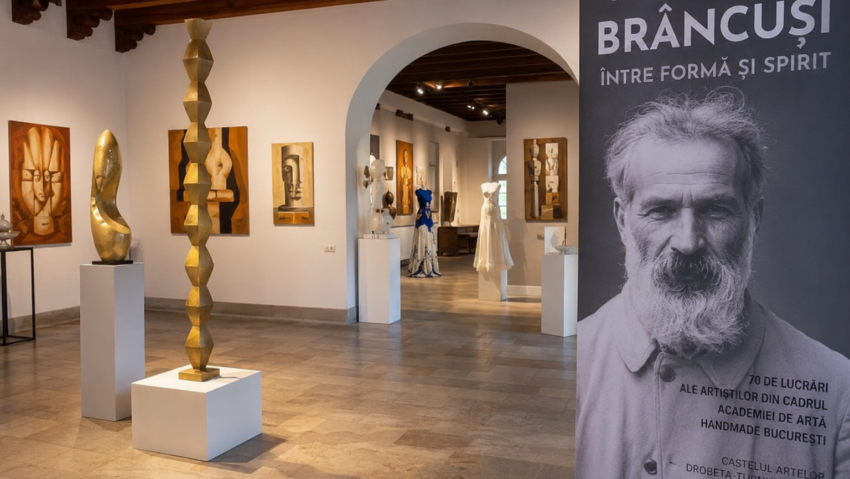 Brâncuși, omagiat prin 70 de lucrări de artă contemporană la Drobeta-Turnu Severin