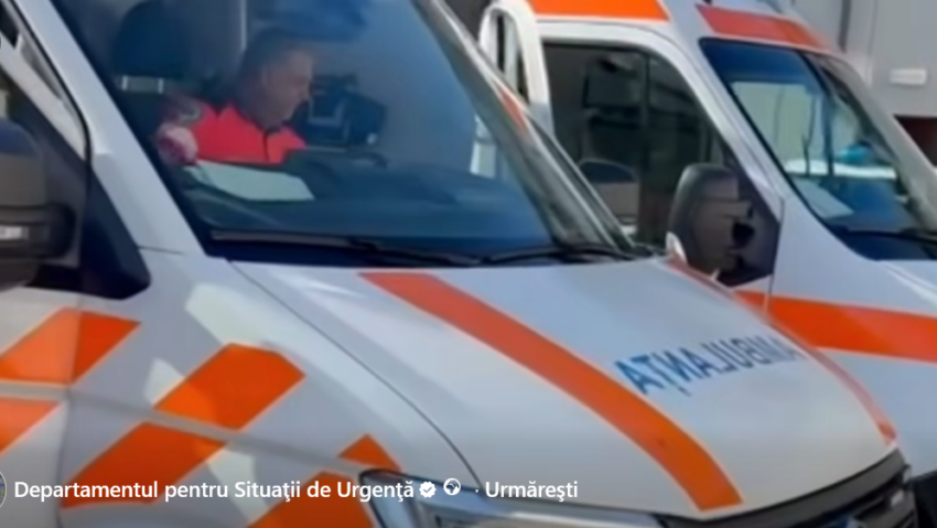 Vâlcea: autospeciale noi pentru Serviciul de Ambulanță