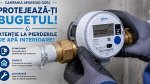 Gorj: Campanie Aparegio pentru identificarea consumurilor anormale de apă