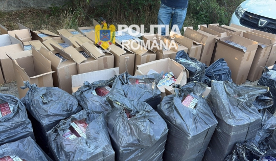 Dolj: Peste 500.000 de țigarete indisponibilizate de polițiști