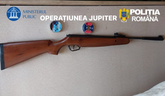 Vâlcea: armă neletală supusă autorizării și proiectile aferente acesteia, deținute fără respectarea prevederilor legale