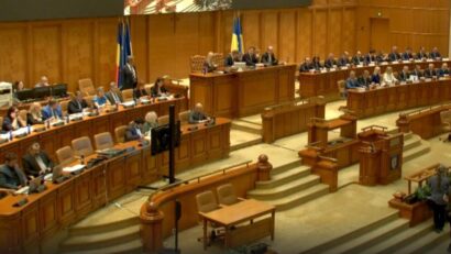 La Parlament, a început ședința de învestitură a guvernului Veștea
