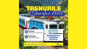 De astăzi, Trenurile Soarelui 2026 au intrat în circulație