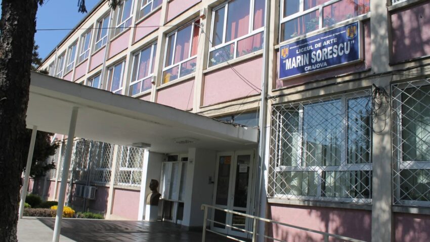 Liceul de Arte „Marin Sorescu” din Craiova va fi modernizat printr-un proiect de aproape 45 de milioane de lei