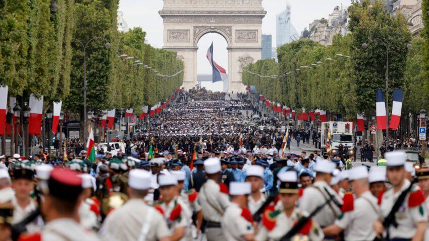 Președintele Nicușor Dan, la Paris, de Ziua Națională a Franței