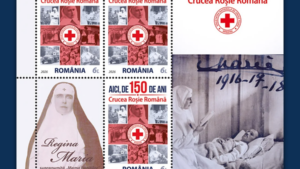 Emisiune filatelică dedicată Crucii Roșii din România