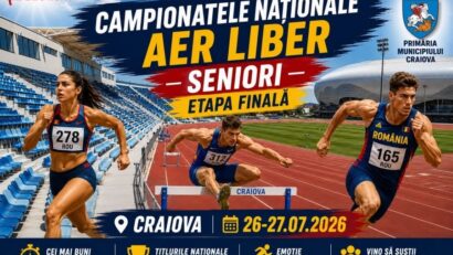 Craiova/ Campionatele Naționale de Atletism pentru Seniori, etapa finală, în acest week-end