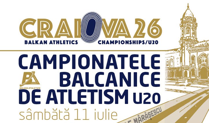 Craiova devine, pentru al doilea an consecutiv, capitala atletismului balcanic
