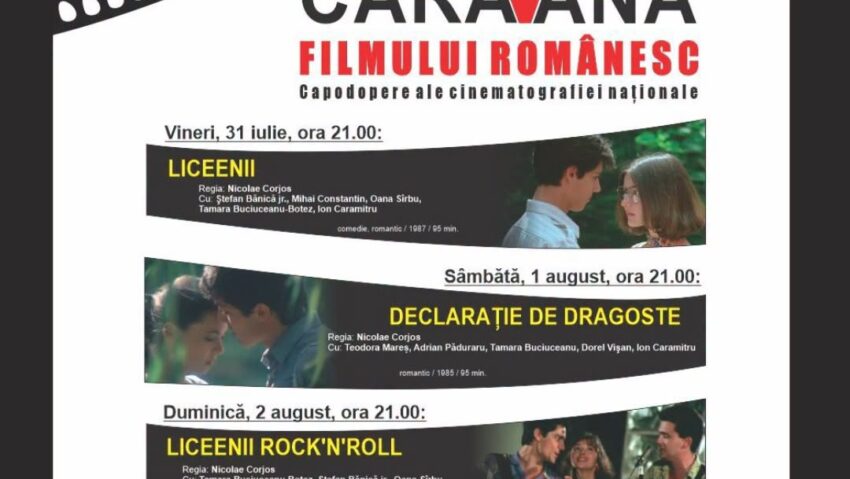 Slatina: Caravana Filmului Românesc la amfiteatrul de pe Esplanadă