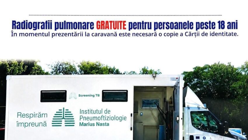Gorj: Caravana Sănătății Plămânilor ajunge la Crușeț