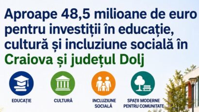 Fonduri europene pentru investiții în Craiova și județul Dolj