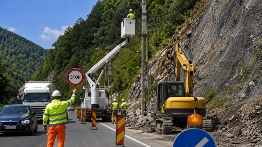 Încep restricțiile de circulație pe DN 7CC