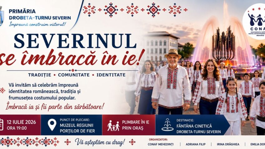Duminică, Severinul se îmbracă în IE
