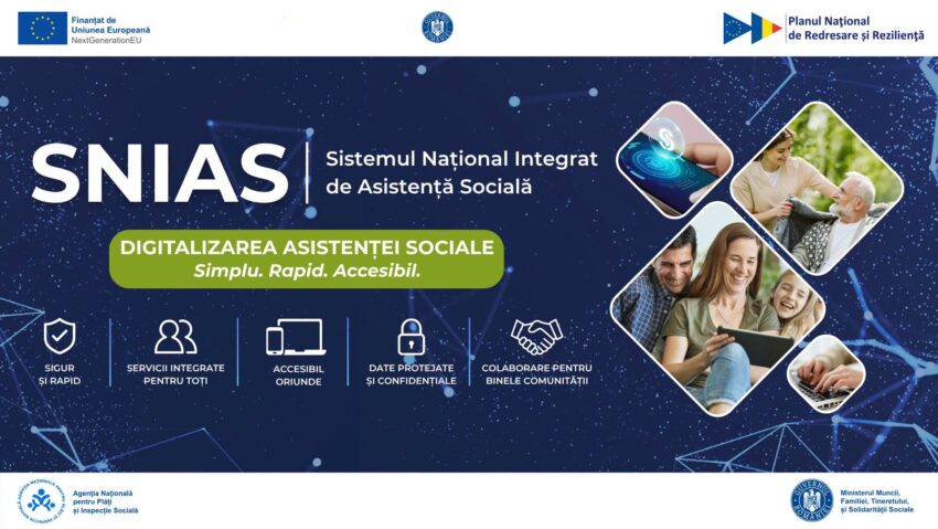 SNIAS, o soluție digitală menită să simplifice accesul cetățenilor la beneficiile de asistență socială