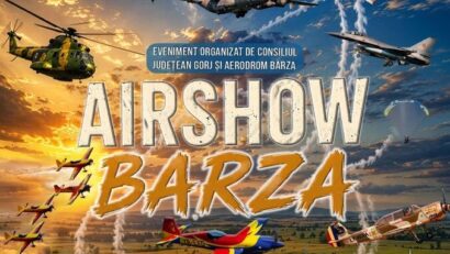 Gorj: Flight to Infinity 2026, un eveniment dedicat Anului Brâncuși la Aerodromul Barza