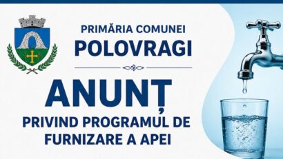Gorj: Restricții de apă la Polovragi